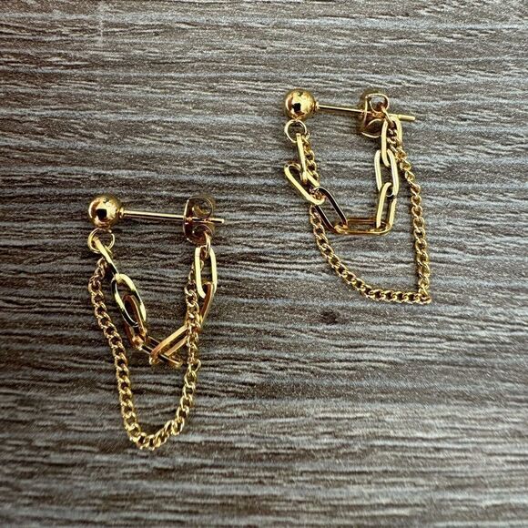 Bohemian Chain earrings A1012 - Picture 5 of 5